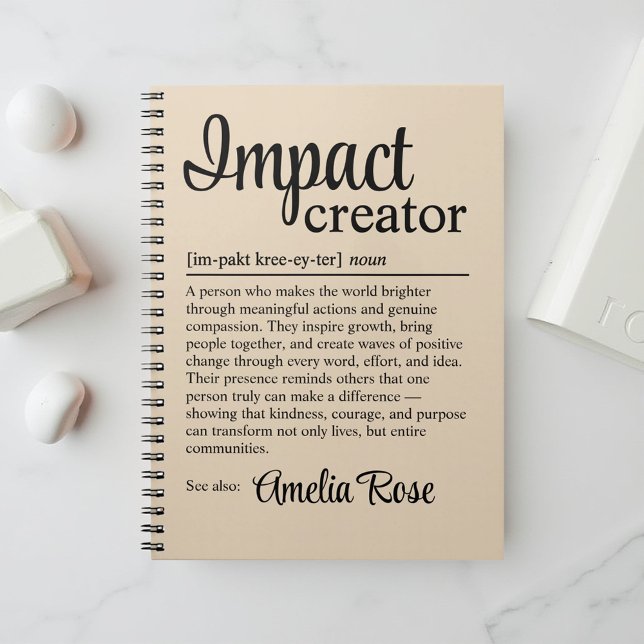 Personalized Impact Creator Definition Notebook (Creator Uploaded)