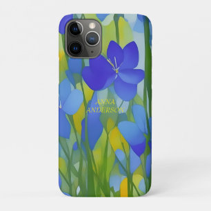 PERSONALIZED Impressionist Texas Bluebonnets Case-Mate iPhone Case