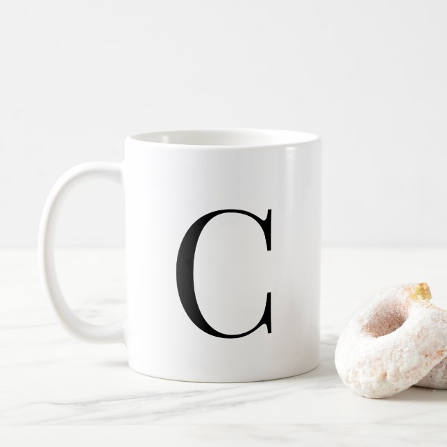 Personalized Initial and Name Mug (With Donut)