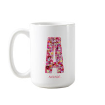 Personalized Initial | Floral Letter A Monogram