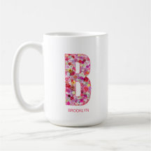Personalized Initial | Floral Letter B Monogram 