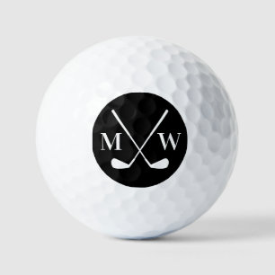 Personalized Initial Monogram Golf Balls