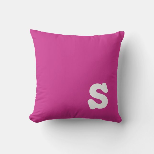 PERSONALIZED INITIAL PILLOW (Front)