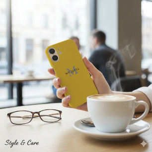 Personalized iPhone 16 Case with Name & Initial