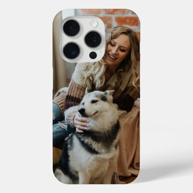 Personalized iPhone Case with Custom Photo (Back)