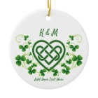 Personalized Irish Celtic Love Knot