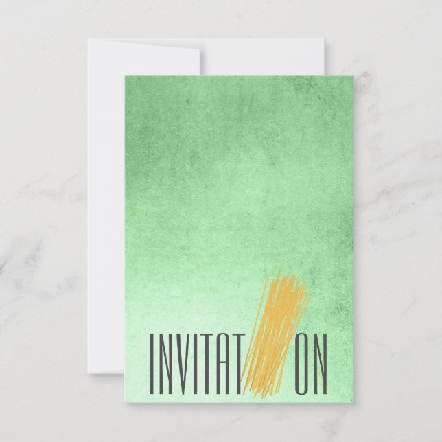 Personalized Italian Food Dinner Invitation (Front)