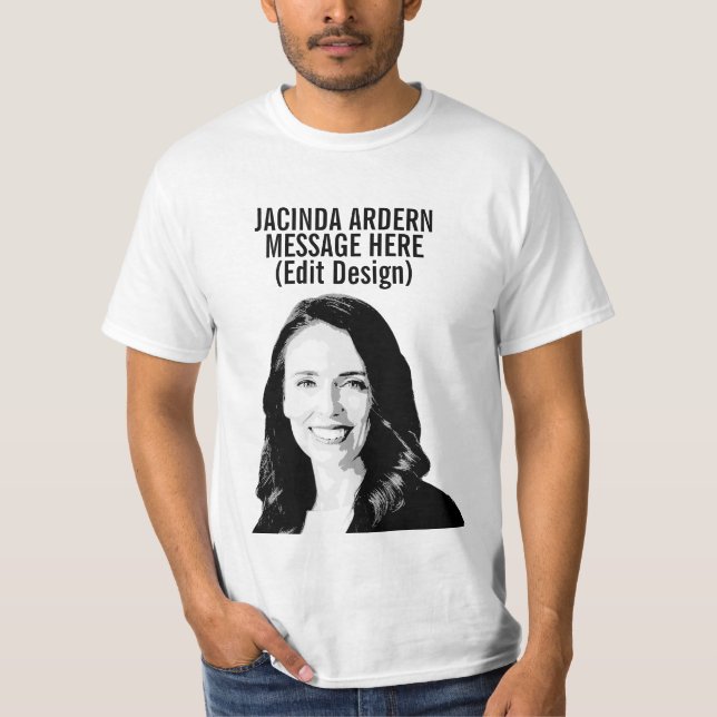 PERSONALIZED JACINDA ARDERN T-Shirt (Front)
