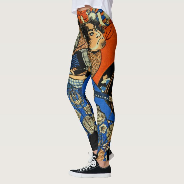 PERSONALIZED JAPANESE SAMURAI LEGGINGS (Left)