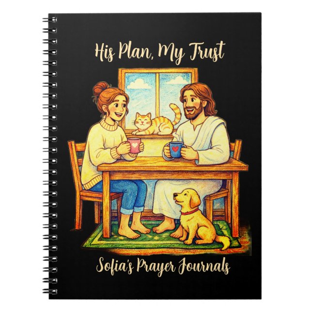 Personalized Jesus Gift Journal & Notebook (Front)