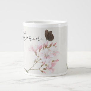 Personalized Ju Lian Design Floral Butterfly Mug