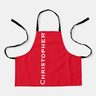 Personalized Jumbo Bold Name Choose Your Color Apron