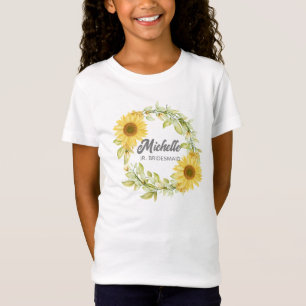 Personalized junior bridesmaid T-Shirt