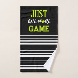 Personalized Just One More Game Funny Hand Towel