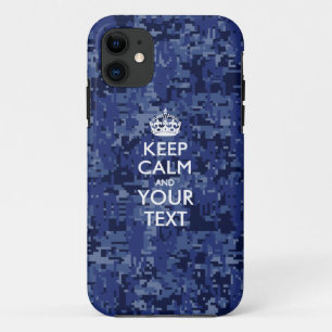 Personalized KEEP CALM AND Your Text Case-Mate iPhone Case