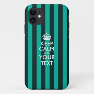 Personalized KEEP CALM AND Your Text Case-Mate iPhone Case
