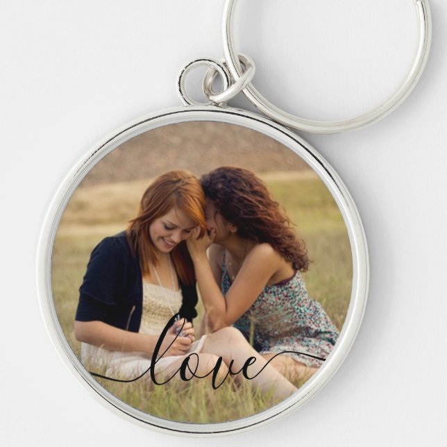 Personalized Keyring - Add Your Own Photo (Front)