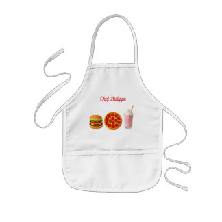 Personalized kid apron, custom name kid apron