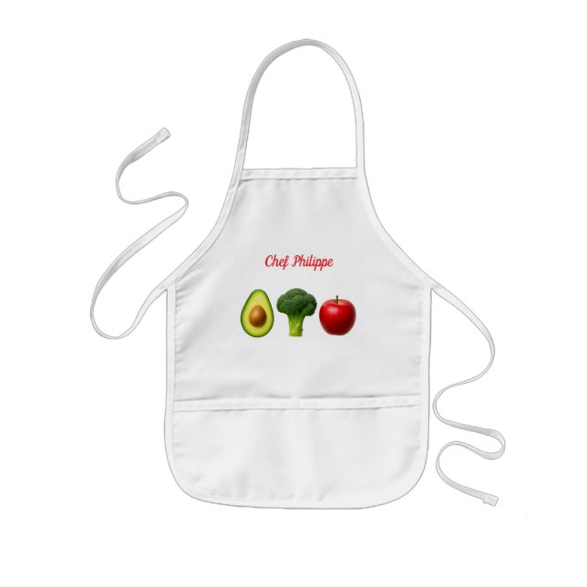 Personalized kid apron, custom name kid apron (Front)
