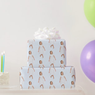 Personalized Kids Birthday Photo Custom Gift Wrap