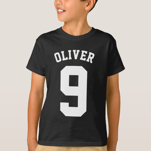 Personalized Kids Birthday T-Shirt (Front)