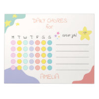 Personalized Kids Chore Chart Encouraging Rewards