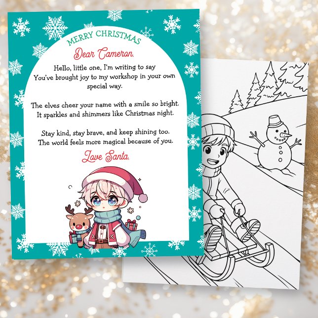 Personalized Kid's Letter from Santa  (Creator Uploaded)