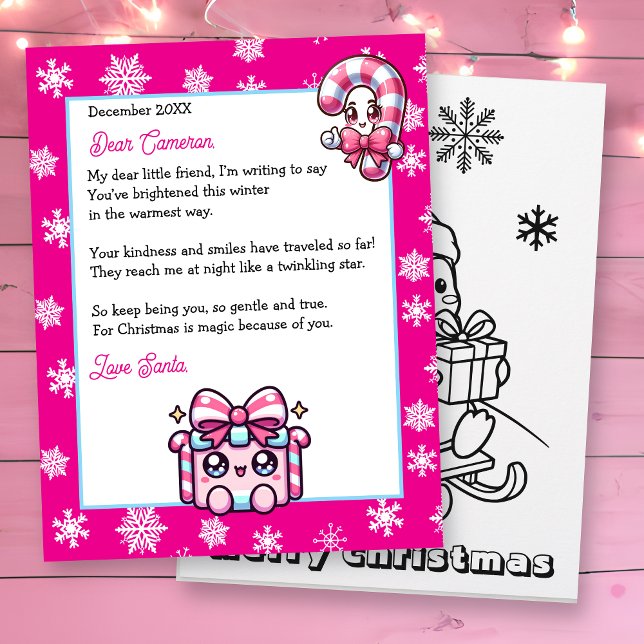 Personalized Kid's Letter from Santa  (Creator Uploaded)