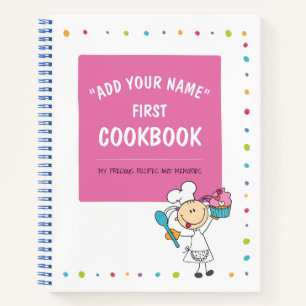 Personalized kids recipe book