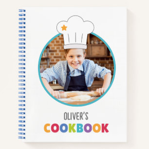 Personalized Kids Recipe Book (Your Photo) 
