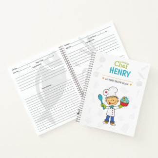 Personalized Kids Recipe Notebook