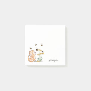 Personalized Kitten Post it Notes