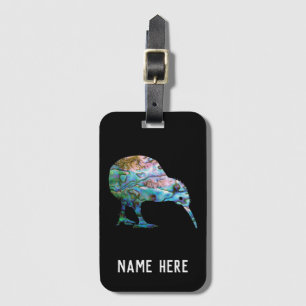 PERSONALIZED KIWI PAUA LUGGAGE TAG