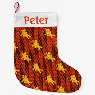 Personalized Knit Pattern Christmas Stocking