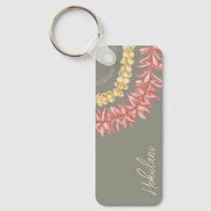 Personalized Lā Lei by Wander With Aloha Key Ring