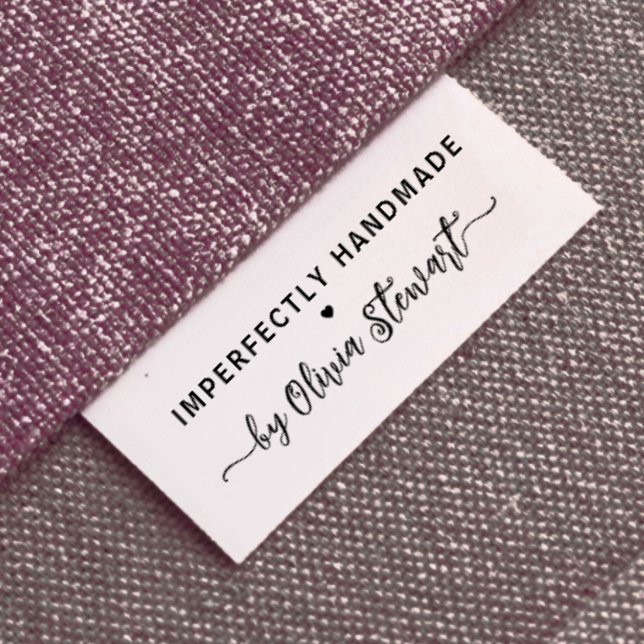 Personalized Labels for Handmade Items Grosgrain Ribbon (Creator Uploaded)