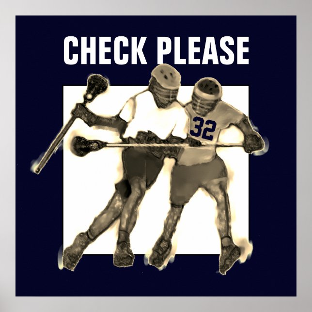 Personalized Lacrosse Decor (Front)