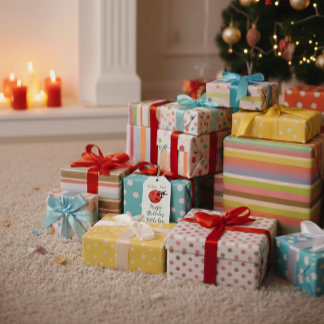 Personalized Ladybug Birthday Gift Tag