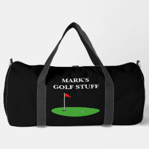 Personalized large size duffle bag for golfer