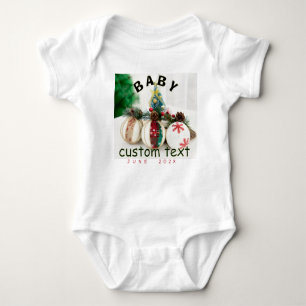 Personalized Last Name Announcement Baby Bodysuit