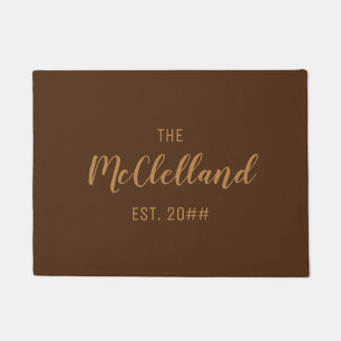 Personalized Last Name Door Mat