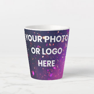 “Personalized Latte Mug – Add Your Photo or Logo”