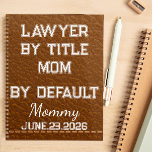 Personalized lawyer mom mother's day Planner