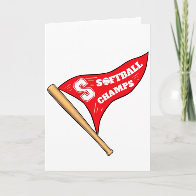 Personalized Legendary Ladies Softball Champ T Shi Card (Front)