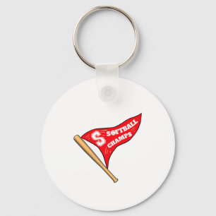 Personalized Legendary Ladies Softball Champ T Shi Key Ring