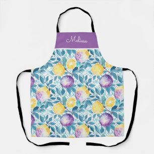 Personalized Lemon Kitchen Apron