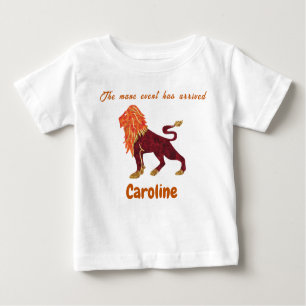 Personalized Leo Zodiac Impressionist Toddler  Baby T-Shirt