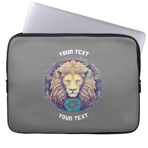 PERSONALIZED LEO ZODIAC SIGN LAPTOP SLEEVE