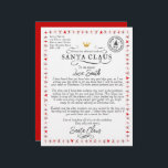 Personalized Letter From Santa Claus<br><div class="desc">Personalize your very letter from Santa Claus! All parts of this letter can be personalized and you can even change Santa Claus to Father Christmas. Why not add your own envelope and our matching good list certificate.</div>