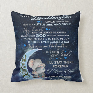 Personalized Letter To My Granddaughter Cushion